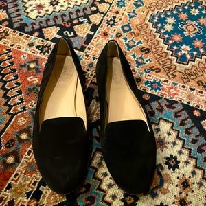 J. Crew suede flats. Size 9.5. Perfect uppers, lightly worn soles.